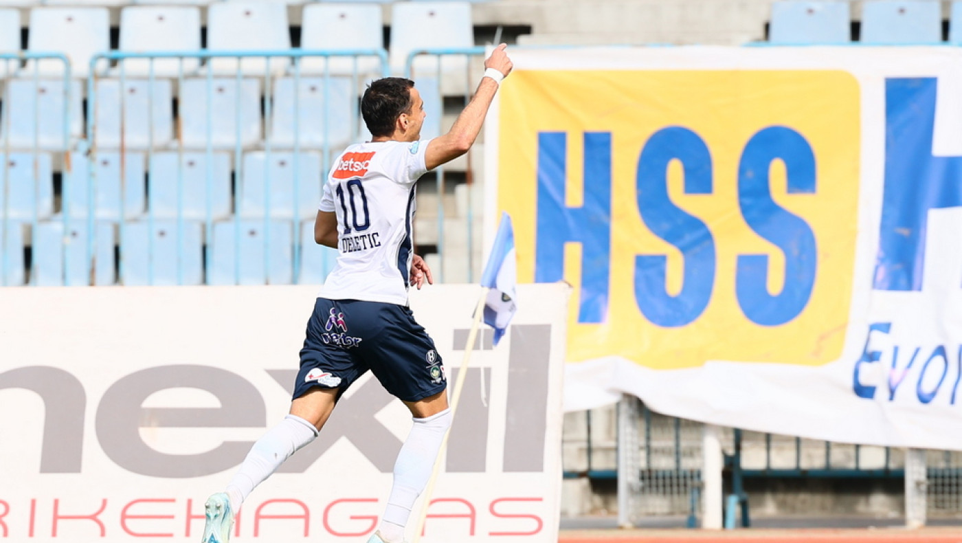 Ηρακλής: Το γκολ του Ντέλετιτς για το 1-0 και η ισοφάριση από τον Λεωνιδόπουλο