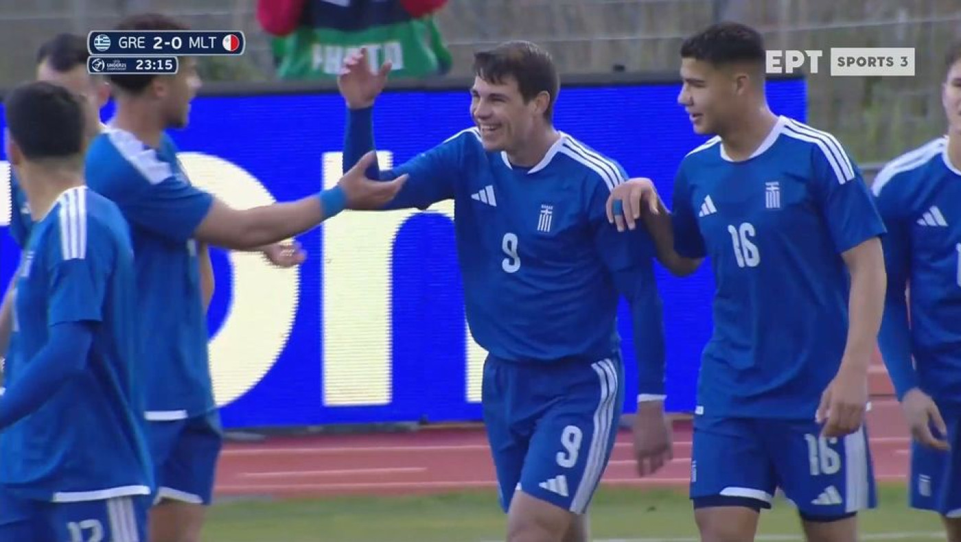 Εκρηκτικό ξεκίνημα από την Εθνική Ελπίδων με δύο γκολ σε 7' (vids)