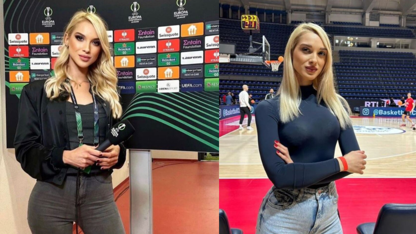 Κριστίνα Τόμιτς: Η καλλονή ρεπόρτερ από τη Σερβία που έκλεψε την παράσταση