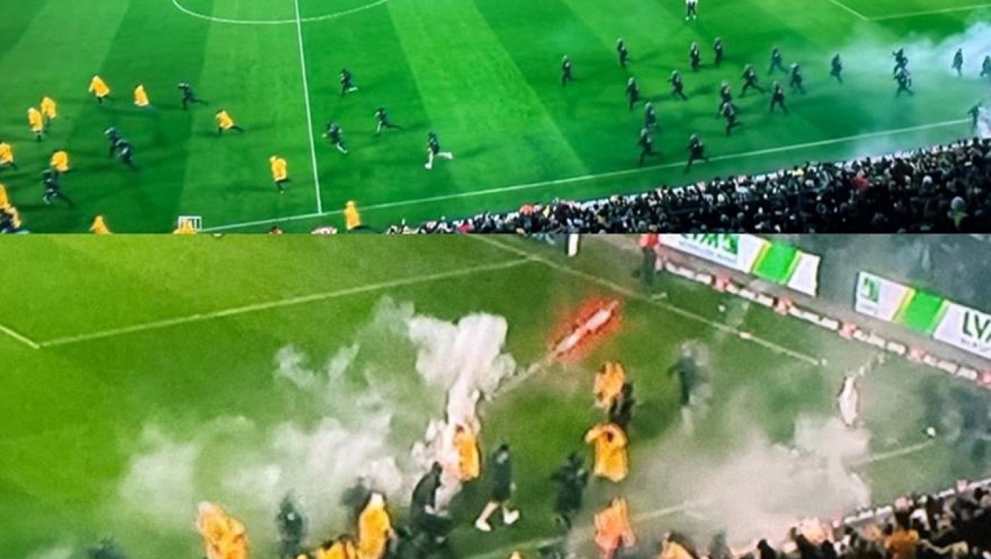 Επεισόδια και προσωρινή διακοπή στο Ντινάμο Δρέσδης – Χέρτα Βερολίνου!