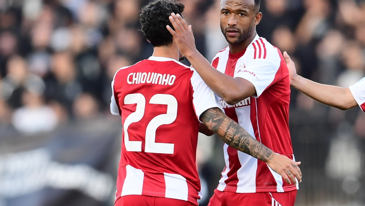 Ο Ολυμπιακός ισοφαρίζει (1-1) το ντέρμπι με κεφαλιά του Ελ Κααμπί