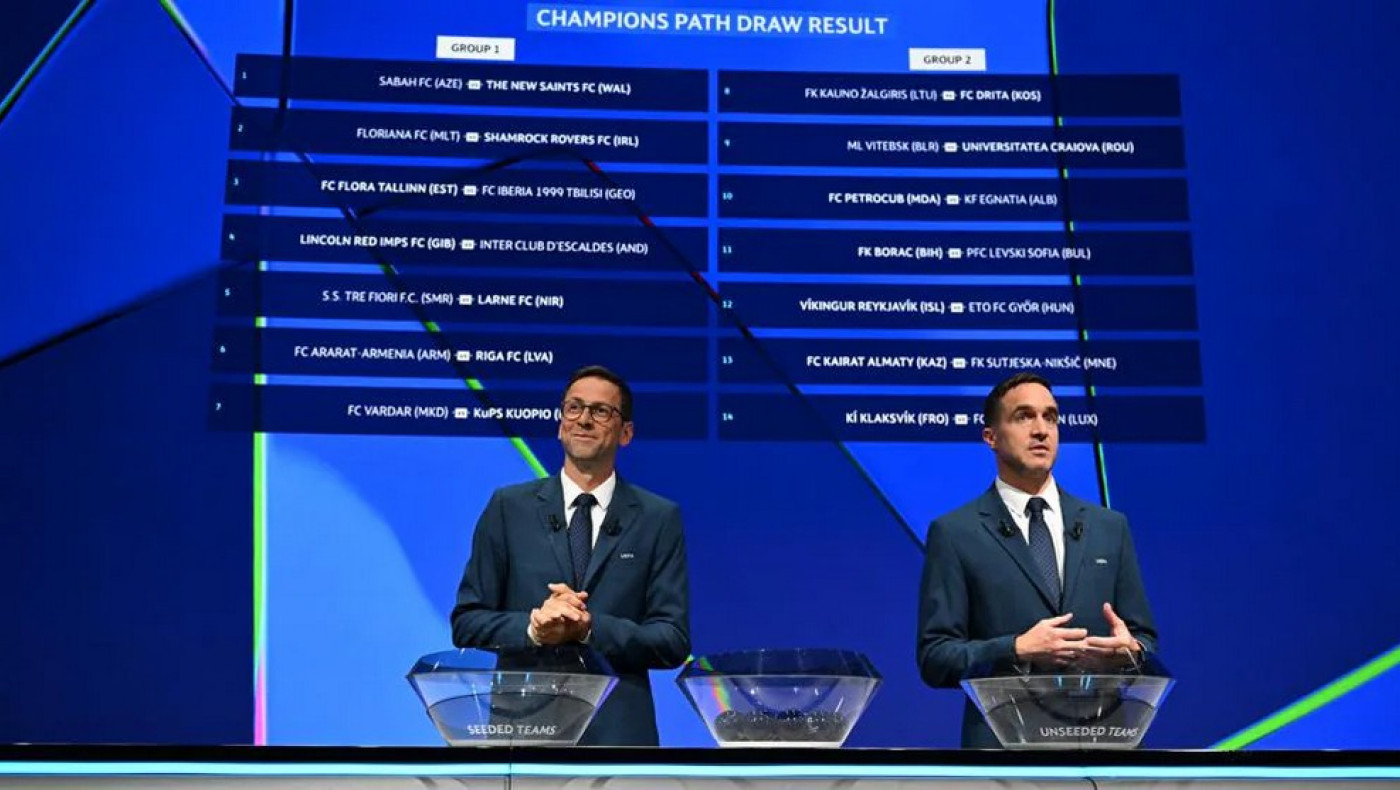 Champions League: Τα ζευγάρια του πρώτου προκριματικού γύρου