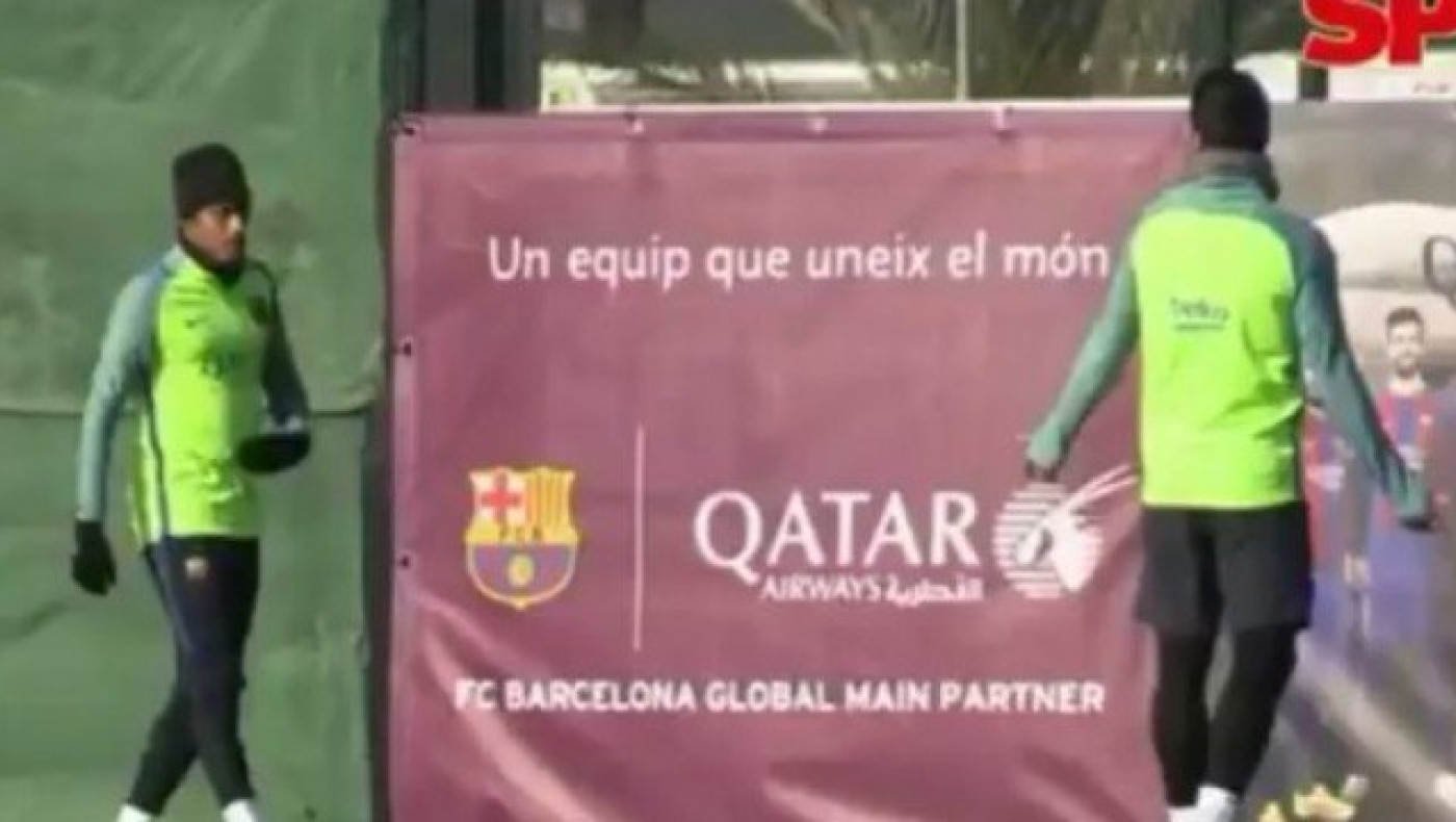 Λογομαχία στην προπόνηση ανάμεσα σε Σουάρες και Νεϊμάρ (video)