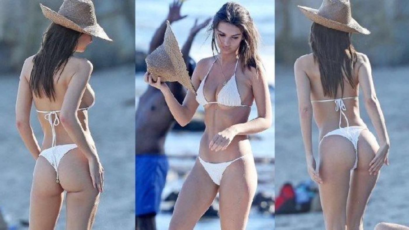 Το καυτό άσπρο μπικίνι της Έμιλι Ραταϊκόφσκι     (pics)