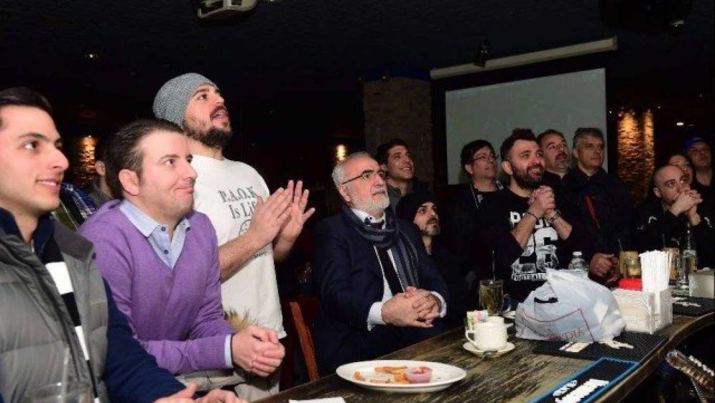 Στους ΠΑΟΚτσήδες της Νέας Υόρκης       ο Ιβάν Σαββίδης