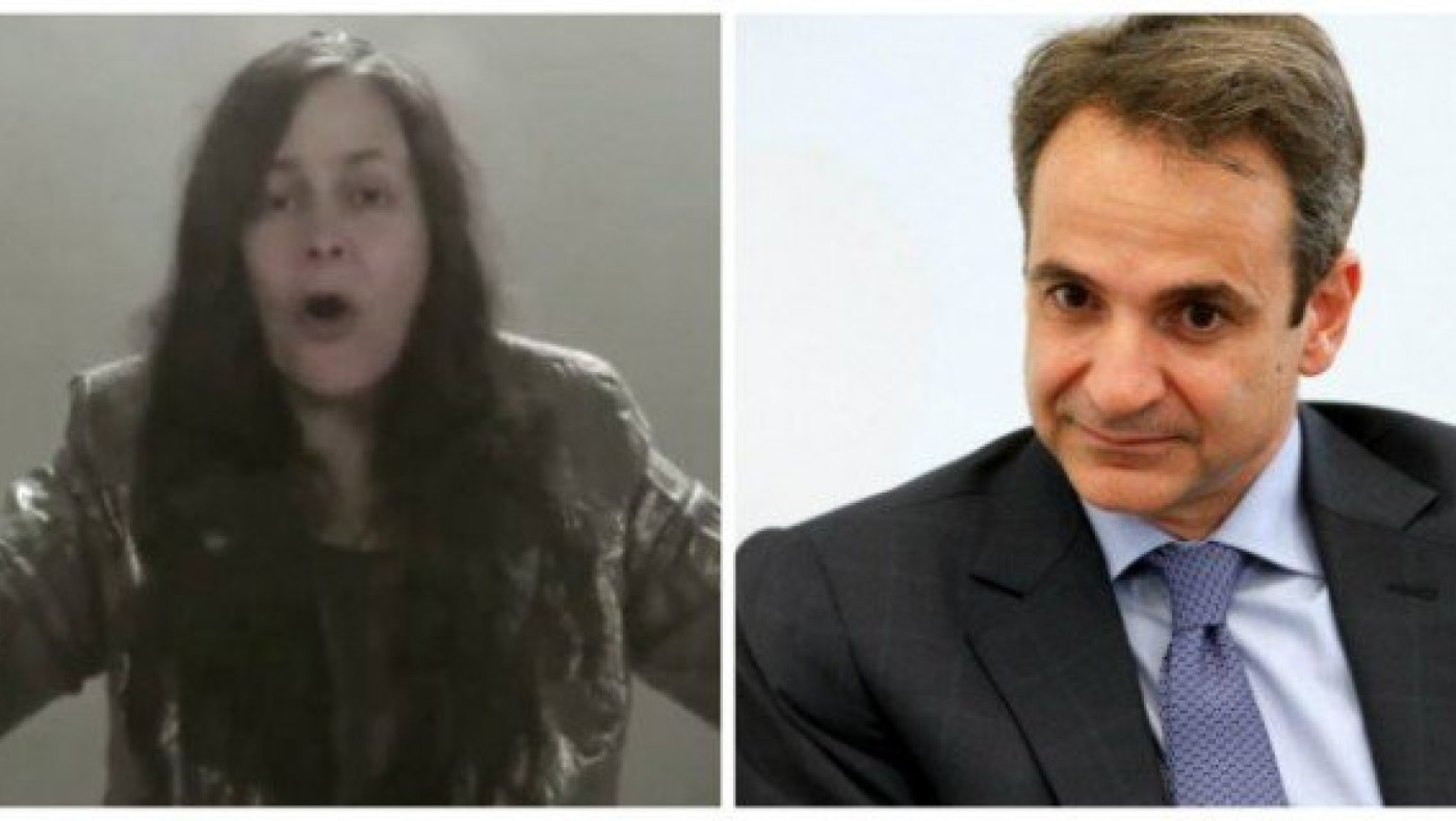 Το «ντου» της Ελένης Λουκά σε ομιλία του Μητσοτάκη (ΒΙΝΤΕΟ)