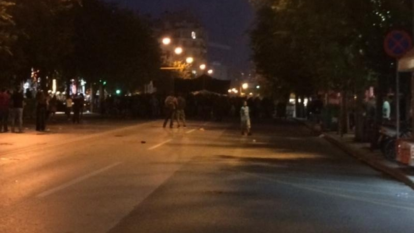 Μικροένταση στην πορεία για τον Παύλο Φύσσα στη Θεσσαλονίκη (VIDEO)