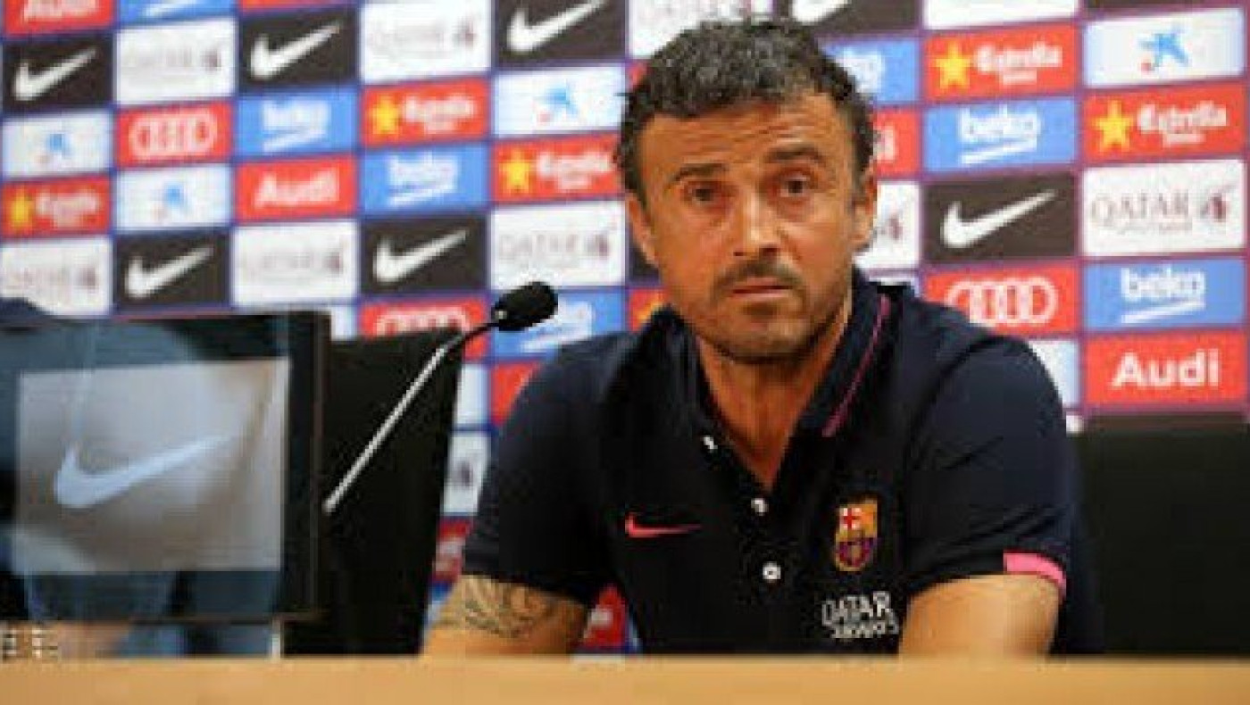 Απίστευτο σκηνικό στη συνέντευξη τύπου          του Λουίς Ενρίκε (vid)