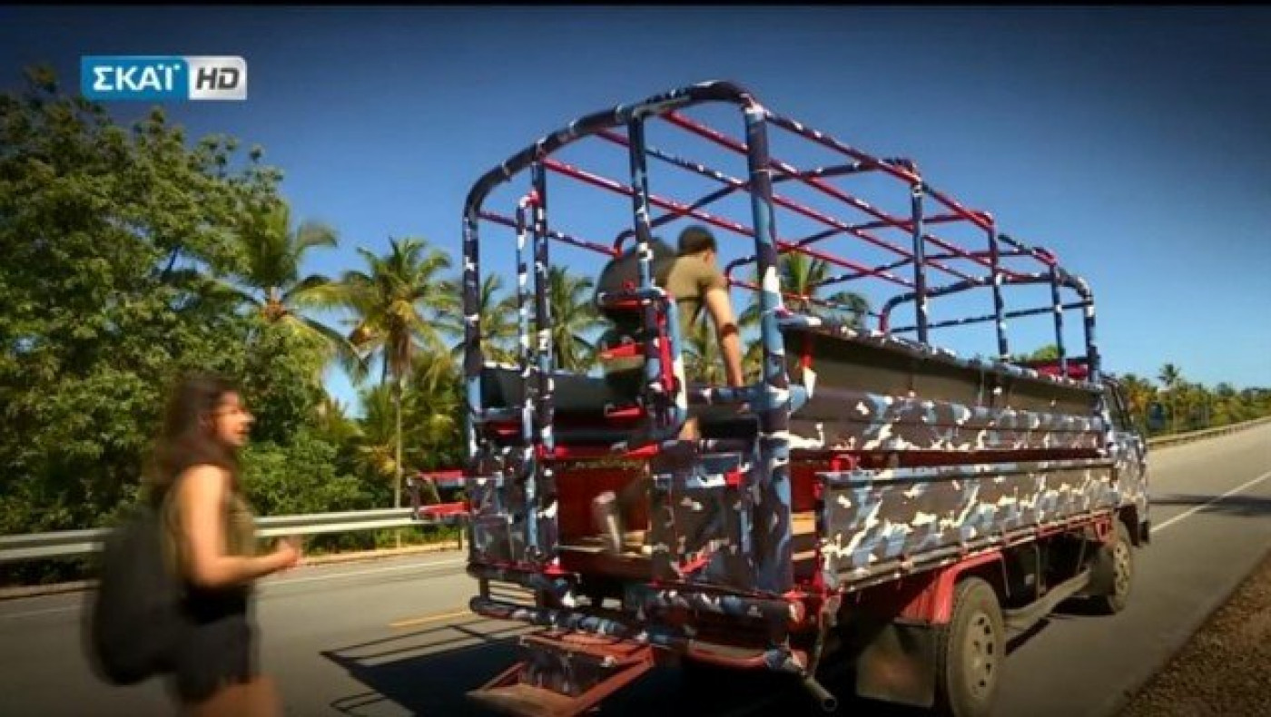 Survivor: Δείτε το βαν των «Μαχητών» μετά τη σύγκρουση (pic)