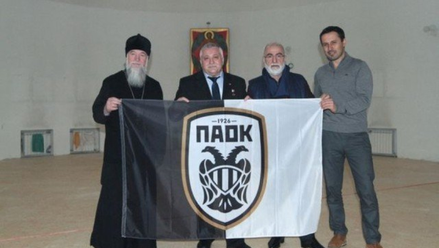 Η σημαία του ΠΑΟΚ στο                    διάστημα!