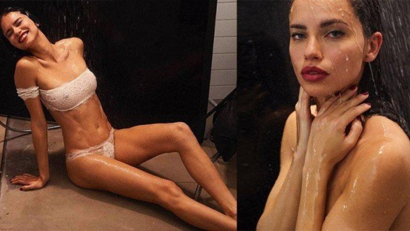 Η Αντριάνα Λίμα κάνει ντουζ όπως μόνο αυτή ξέρει (vid,pics)