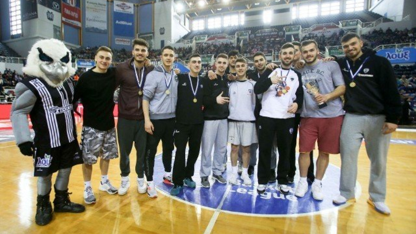 Στο Παλατάκι οι πρωταθλητές έφηβοι του ΠΑΟΚ (video)