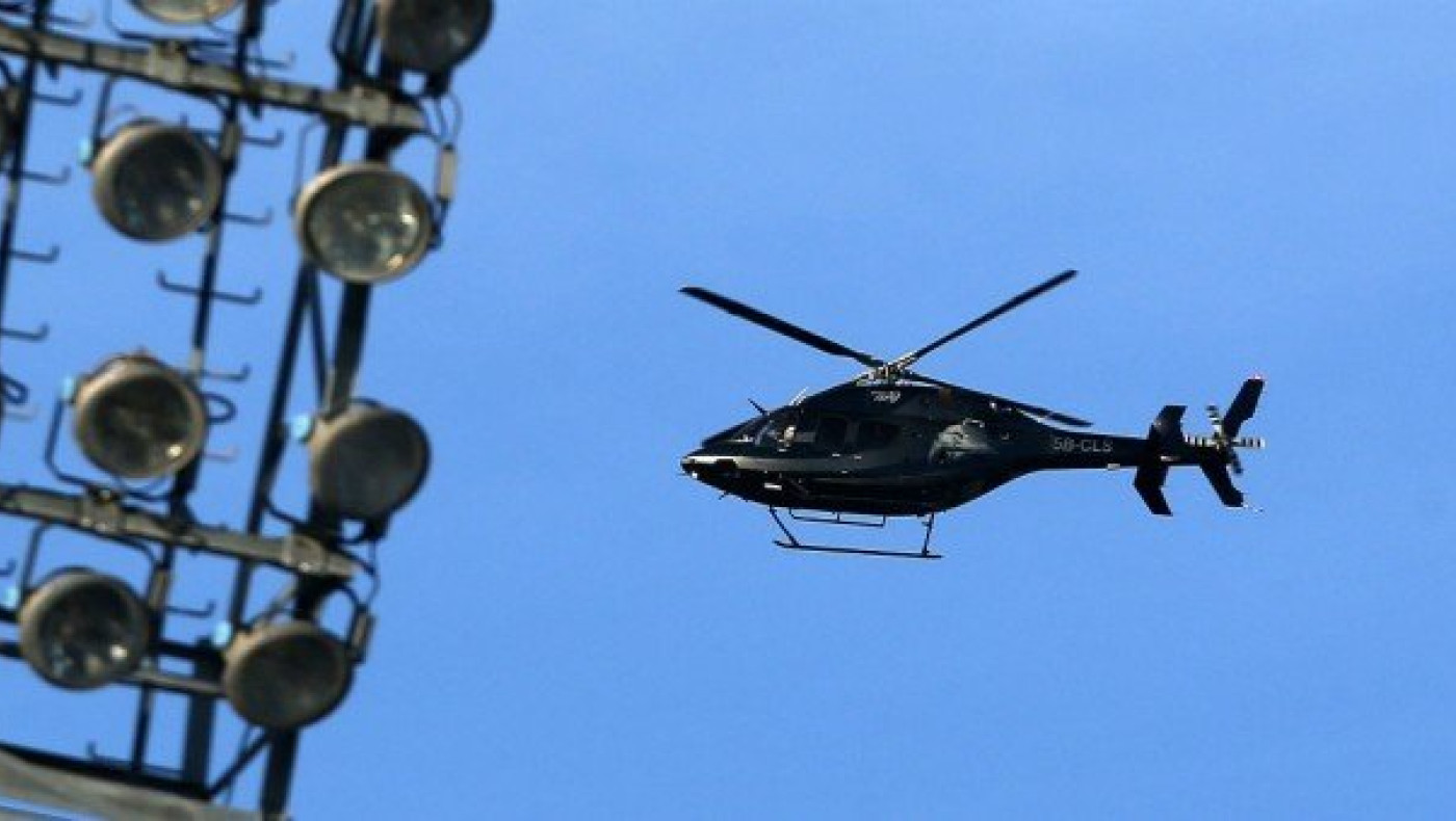 Με το ελικόπτερο στο Πανθεσσαλικό ο Ιβάν Σαββίδης!