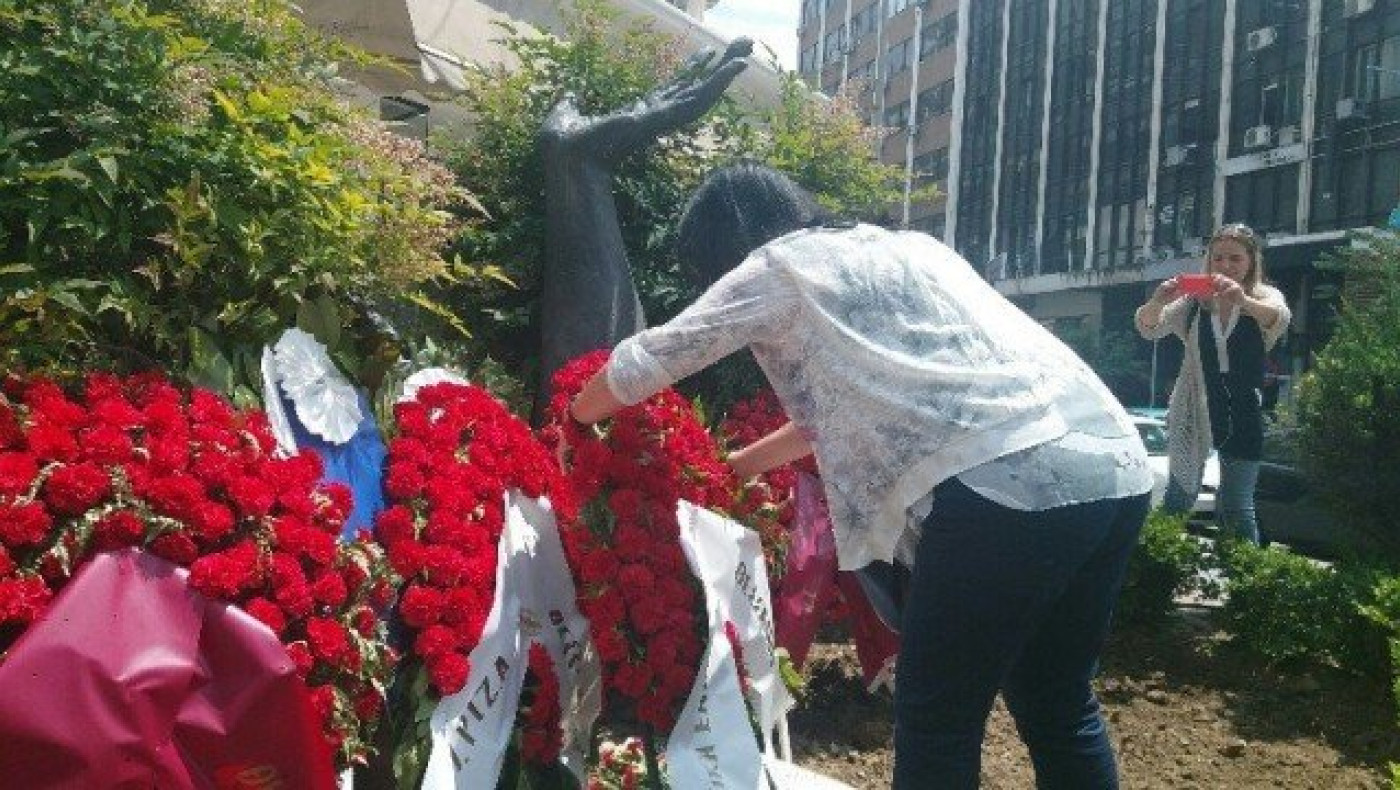 Θεσσαλονίκη: Κατάθεση στεφάνων στη μνήμη του Γρηγορίου Λαμπράκη