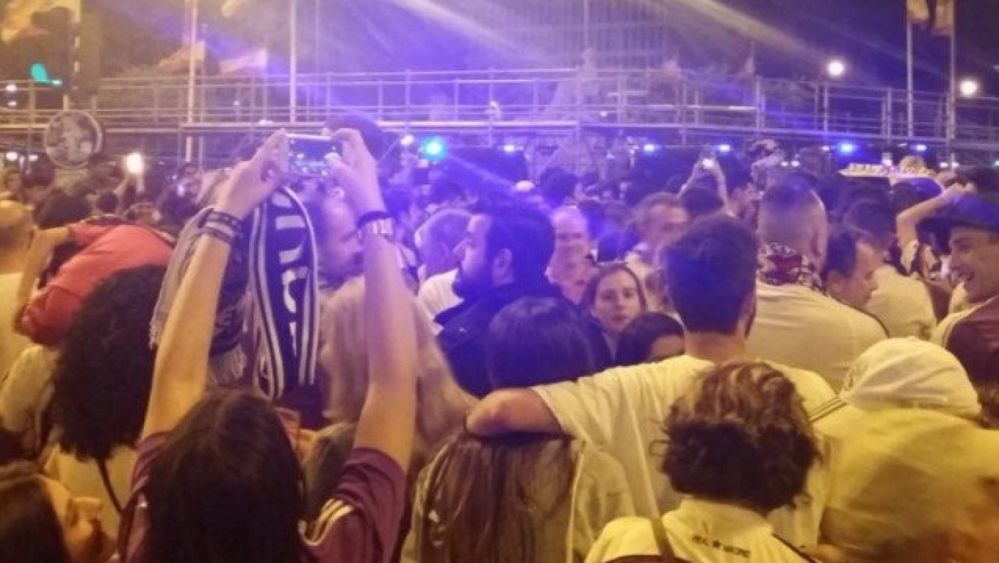 Τρελά πανηγύρια στη Μαδρίτη για το   12ο! (videos)