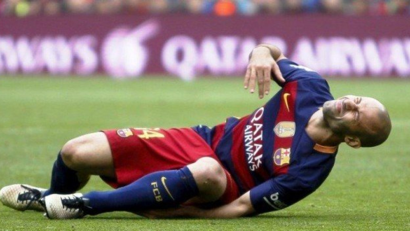 Εξι       εβδομάδες εκτός          ο Χαβιέρ Μασεράνο