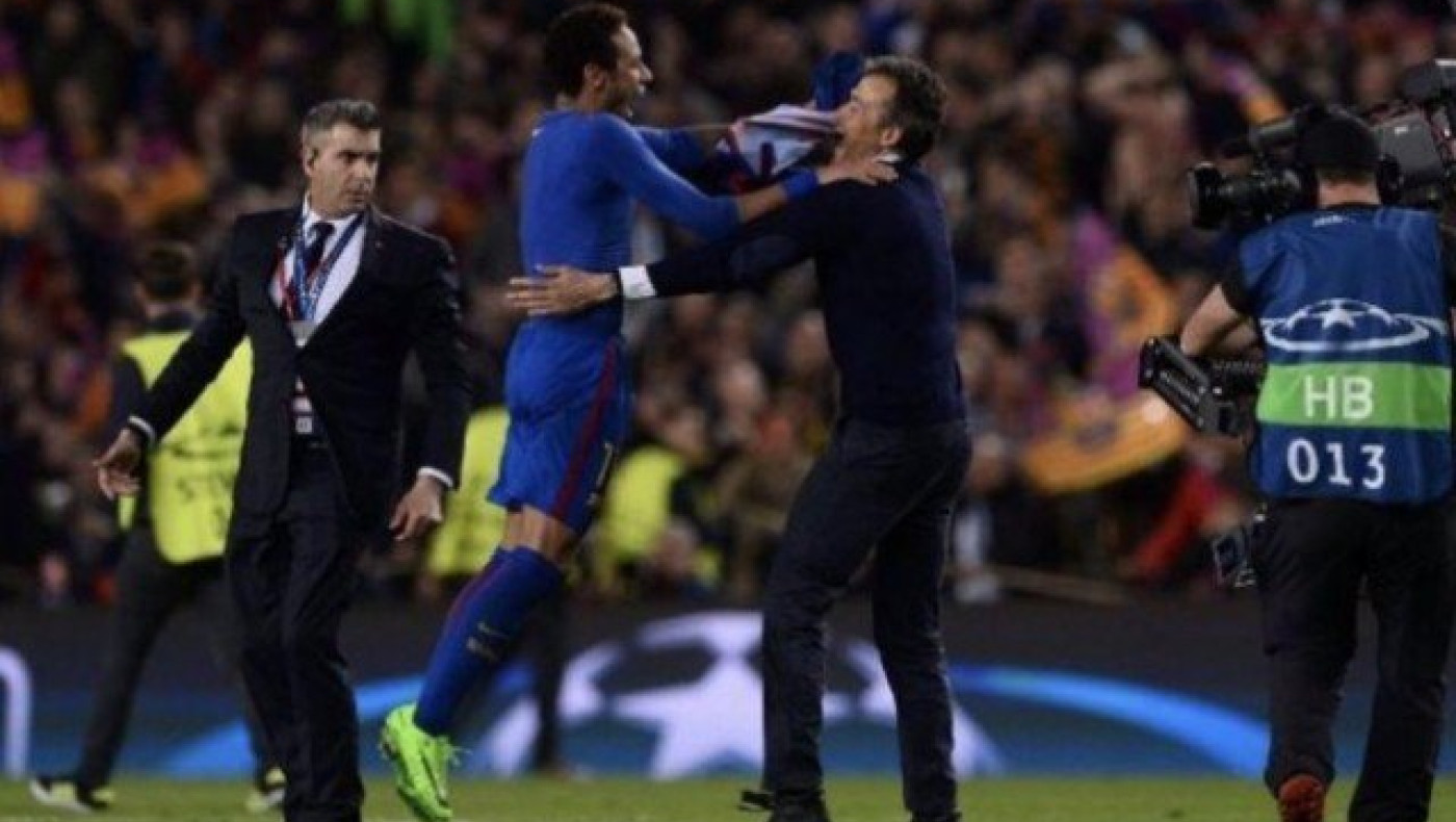 Λουίς Ενρίκε: «Ήταν μεγάλη χαρά που ήμουν προπονητής σου».