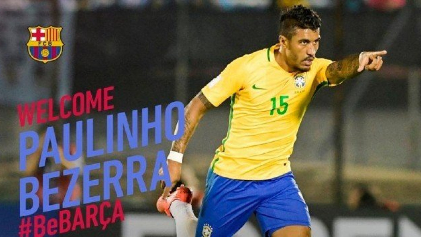 Ανακοίνωσε                  Παουλίνιο η Μπαρτσελόνα
