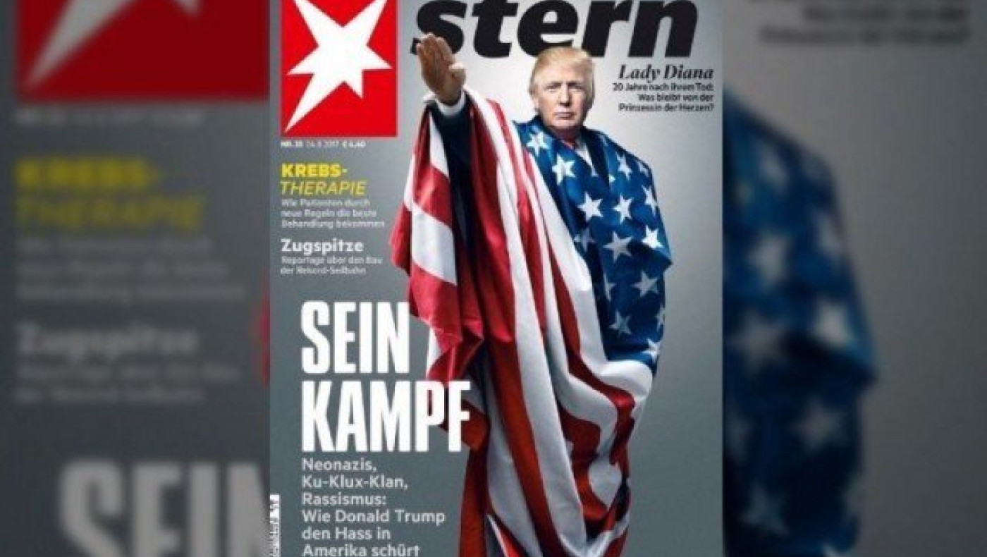 Ο Τραμπ ως... Χίτλερ στο εξώφυλλο του περιοδικού Stern!