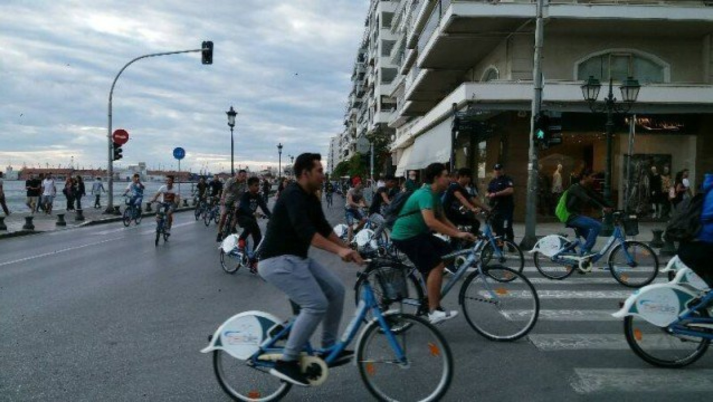 Ποδηλάτες γέμισαν το κέντρο της Θεσσαλονίκης! (ΦΩΤΟ + ΒΙΝΤΕΟ)