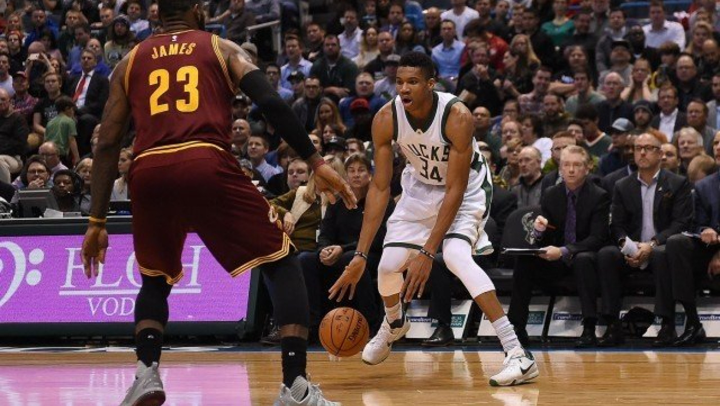 Η εκπληκτική παράσταση Αντετοκούνμπο και Λεμπρόν Τζέιμς (video)