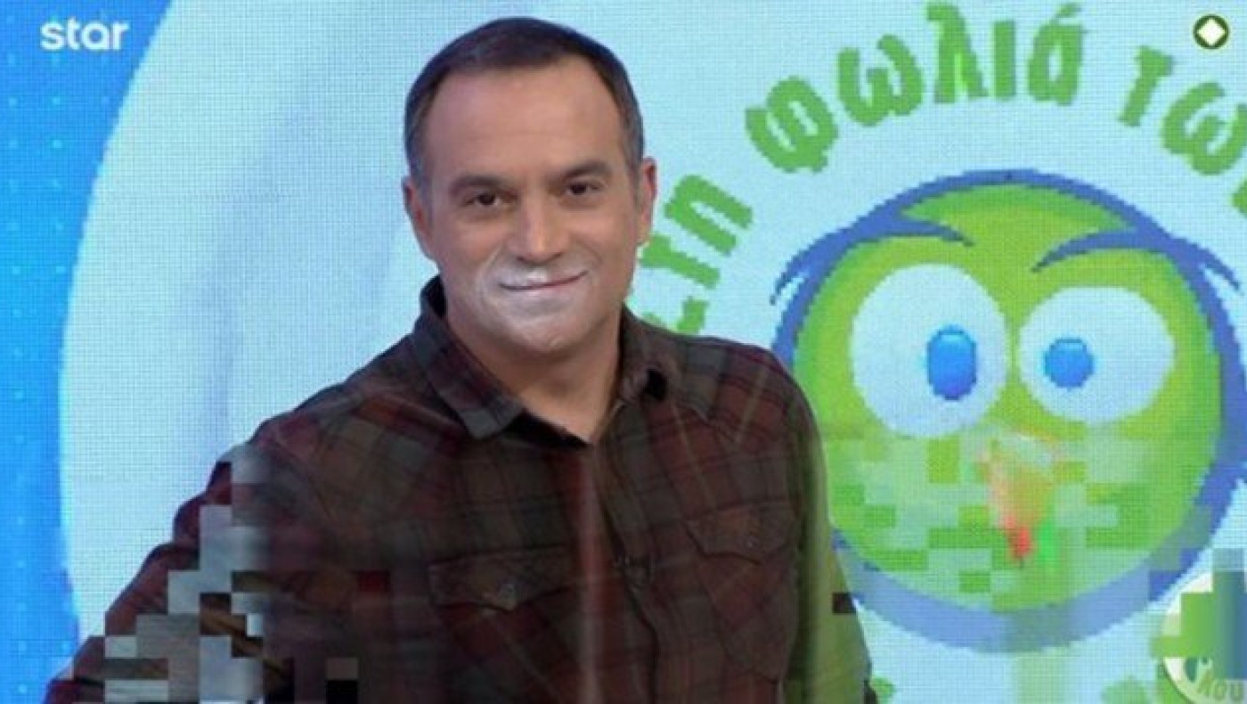 Ο Κρατερός Κατσούλης έπαθε έγκαυμα κατά τη διάρκεια της εκπομπής!