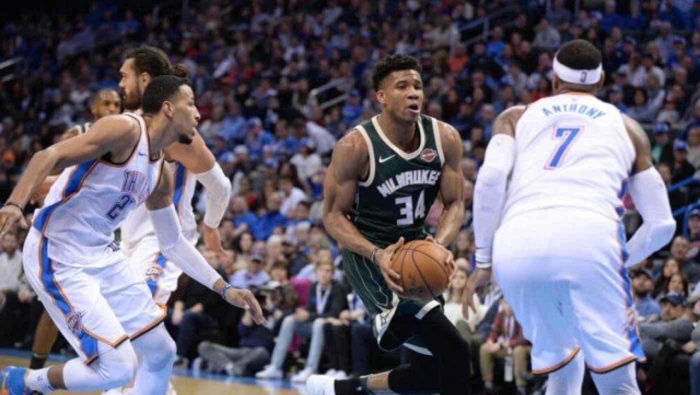 «Αφέντης» Αντετοκούνμπο στην Οκλαχόμα, ήττες για Ουόριορς, Ρόκετς (v)