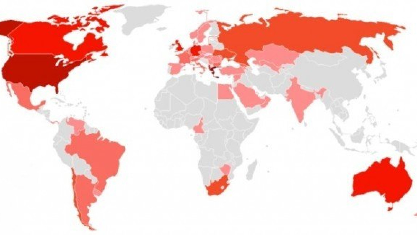 Πόσοι και πού        είναι οι Έλληνες του εξωτερικού (ΧΑΡΤΗΣ)