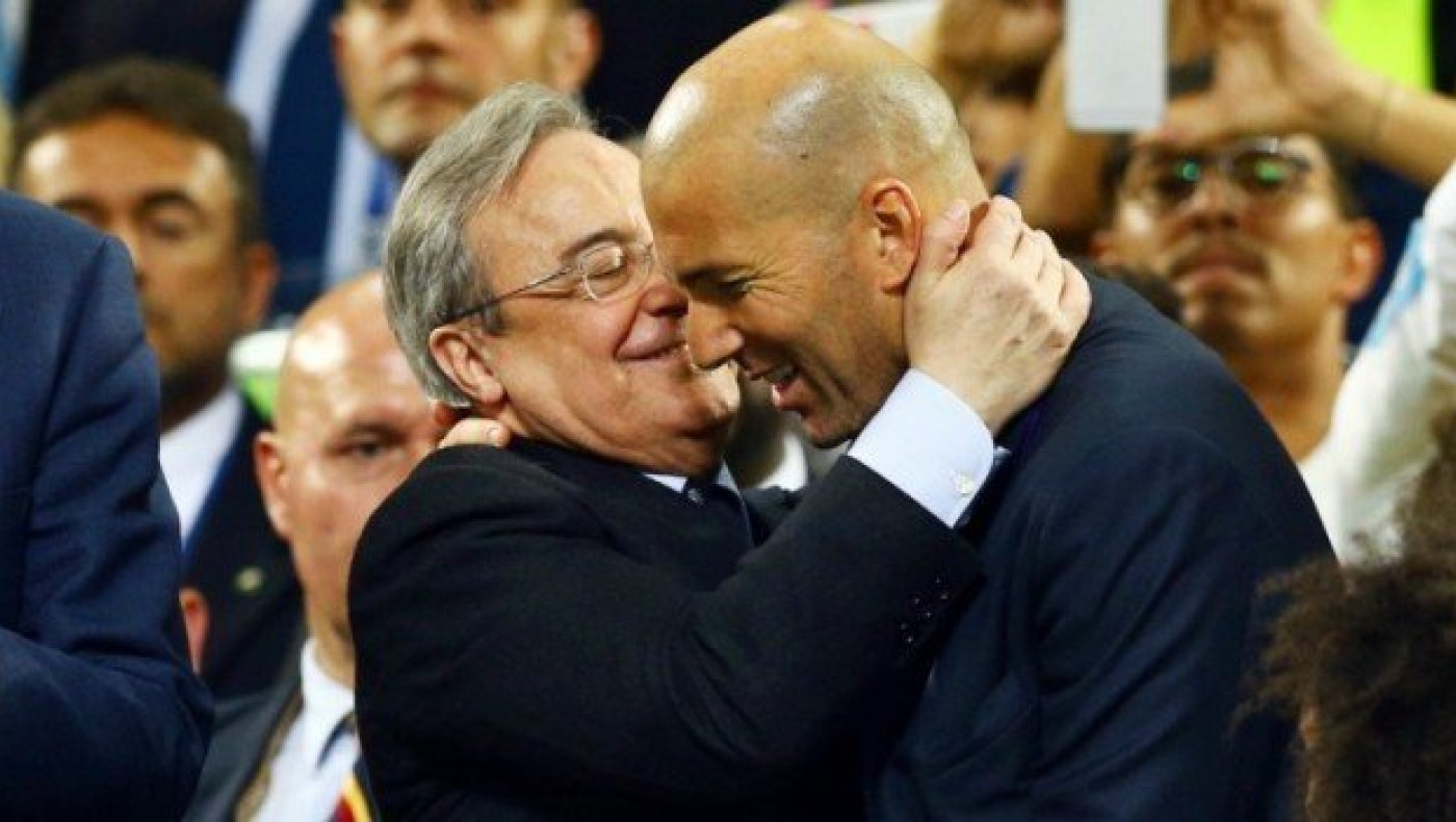 Παρά τη συντριβή από την Μπάρτσα, στηρίζει τον Ζιντάν ο Πέρεθ!