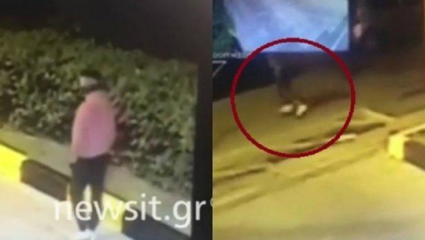 Η στιγμή που ο «δράκος» των Αμπελοκήπων επιτίθεται σε γυναίκα (ΒΙΝΤΕΟ)