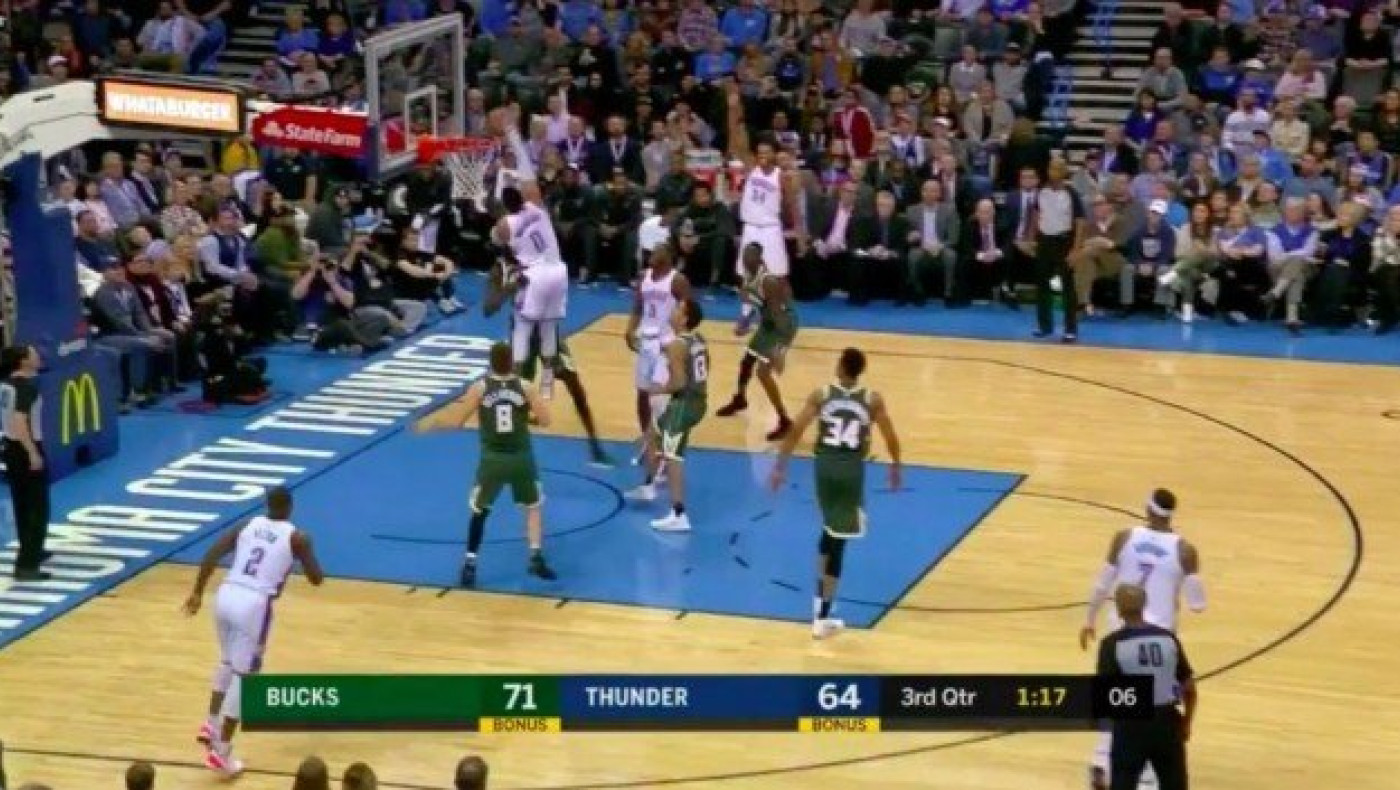 Top 10: Το «poster» κάρφωμα του Ουέστμπρουκ στην κορυφή (vid)