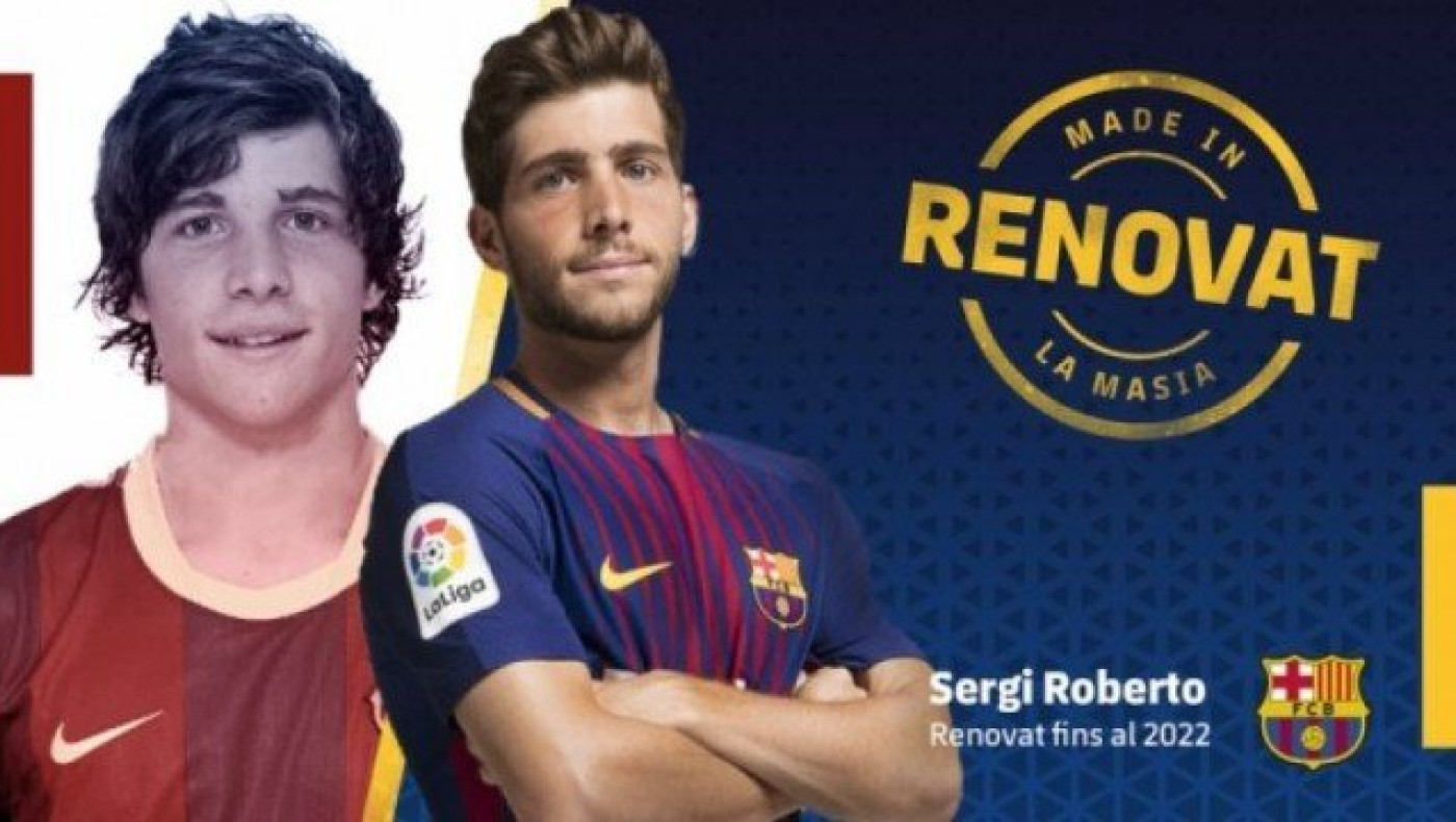 Ανανέωσε με την         Μπαρτσελόνα ο Σέρχι Ρομπέρτο