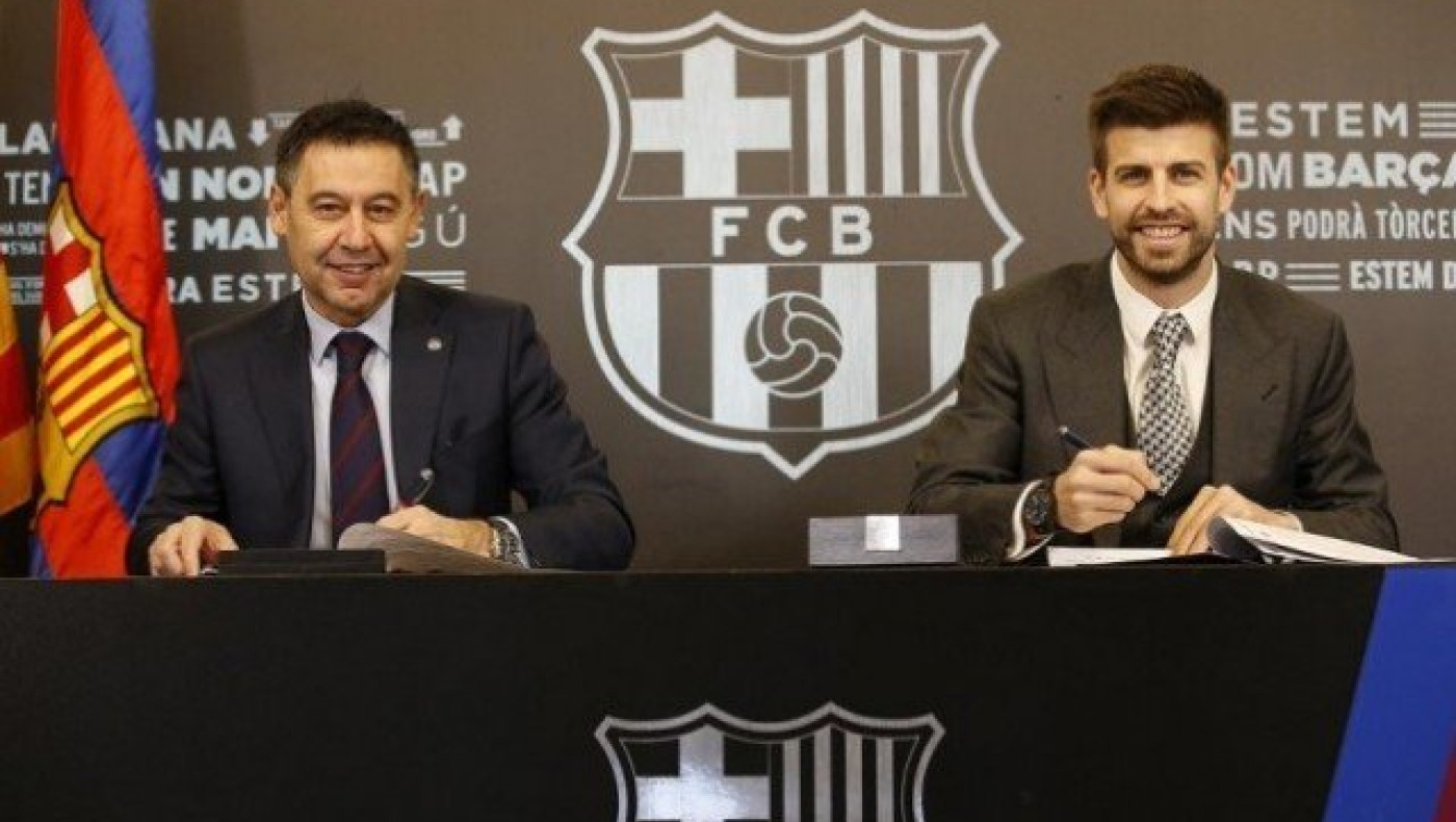 Ανανέωσε ο Πικέ                   με την Μπαρτσελόνα