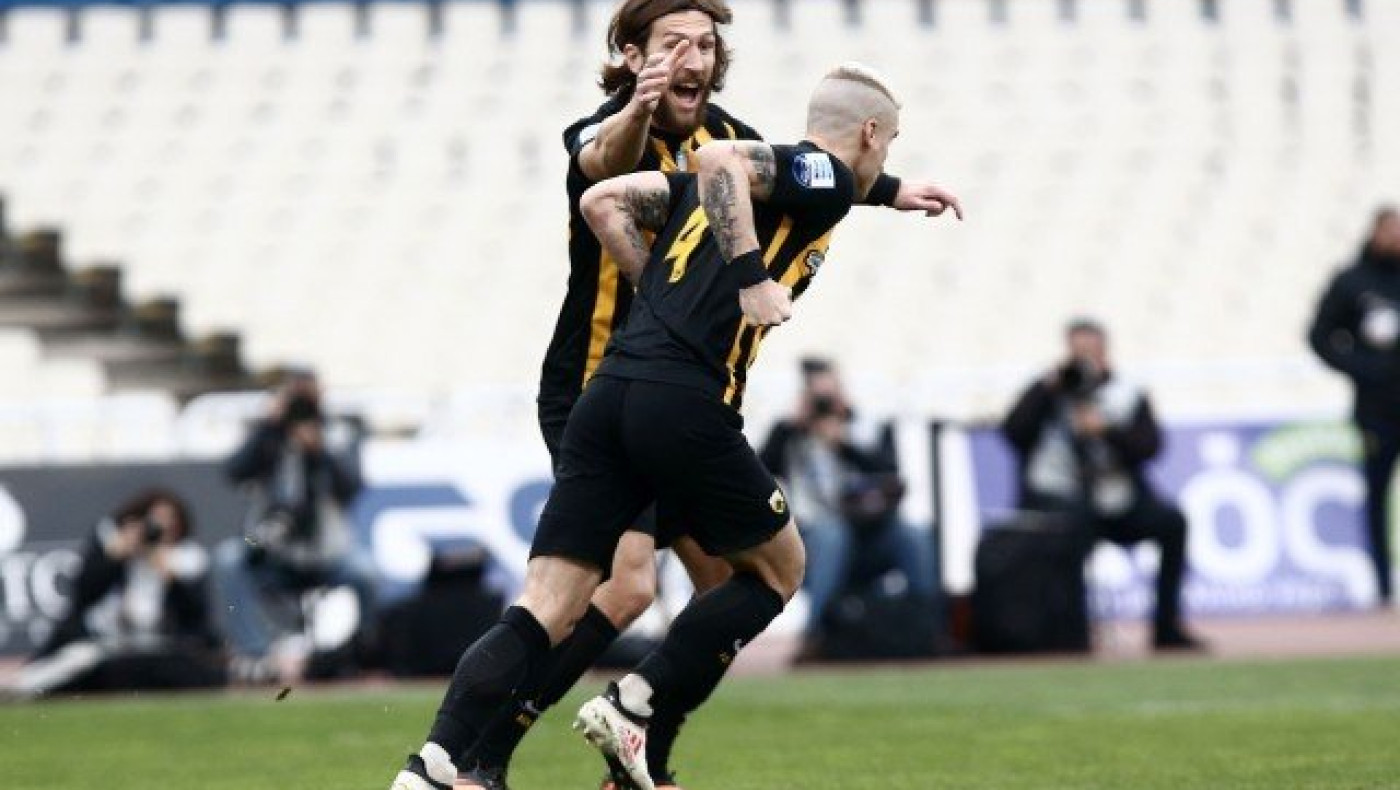 Το       γκολ-οφσάιντ και... χέρι του Βράνιες για το 1-0 της ΑΕΚ (vid)