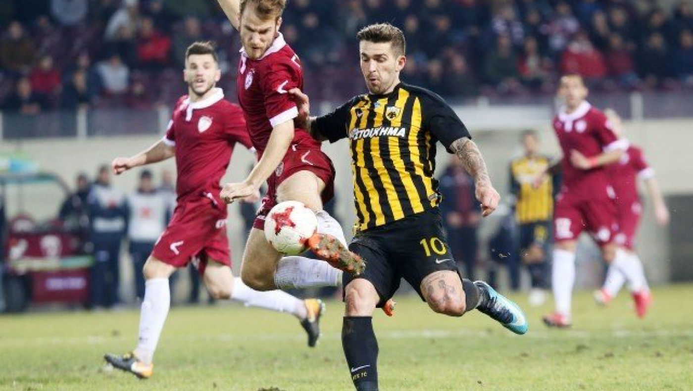 LIVE: Λάρισα-ΑΕΚ  (πρώτος ημιτελικός Κυπέλλου Ελλάδας)