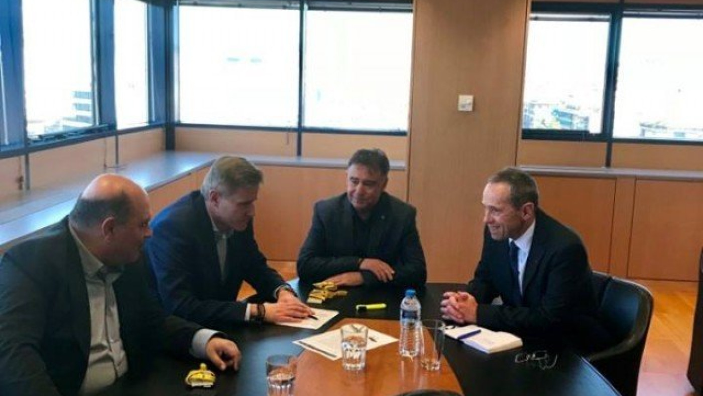 Συνάντηση Δήμου Λαγκαδά με τον Διευθυντή της τράπεζας Πειραιώς