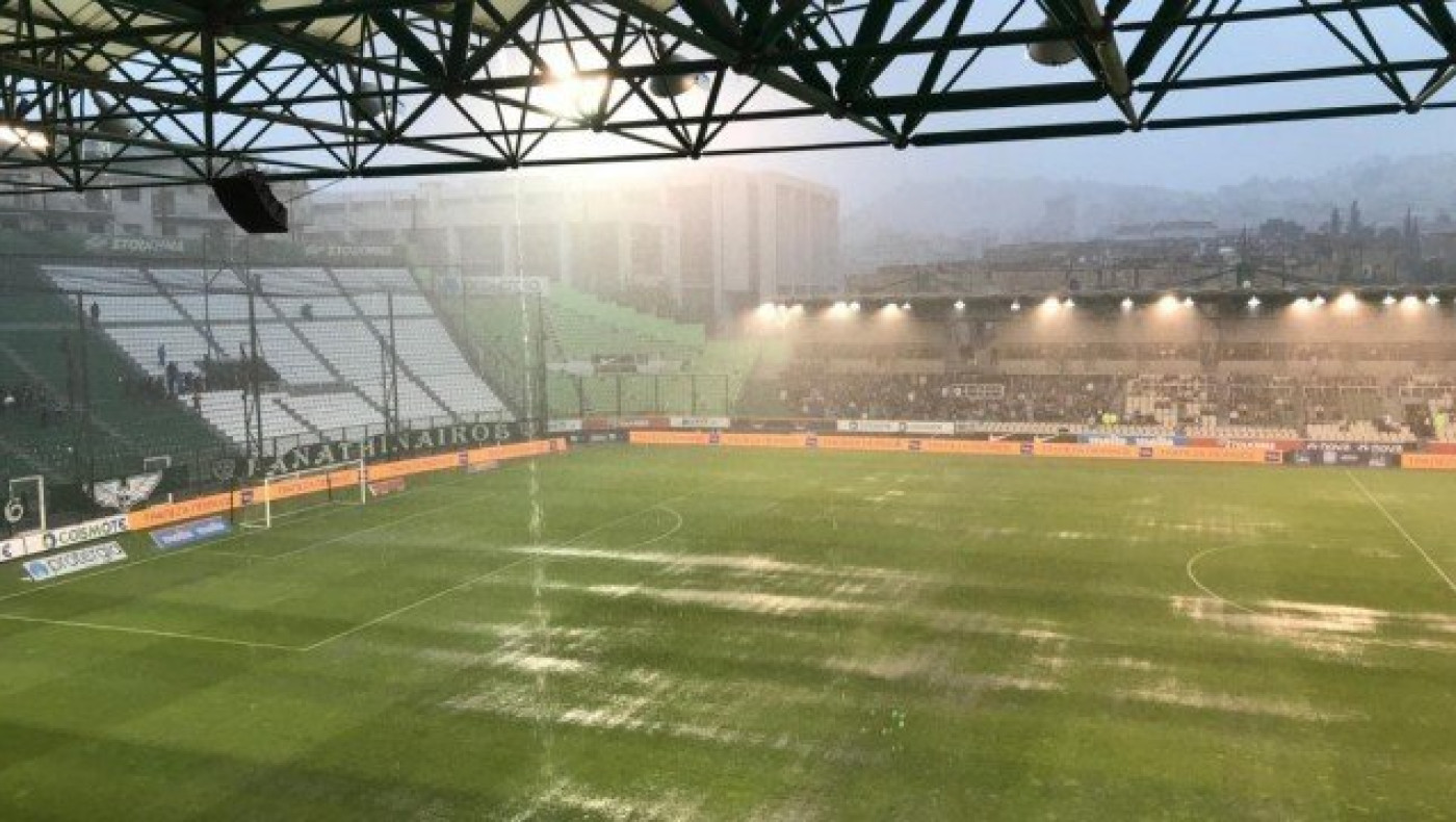 Οριστική διακοπή στο Παναθηναϊκός-Ξάνθη λόγω καταιγίδας!