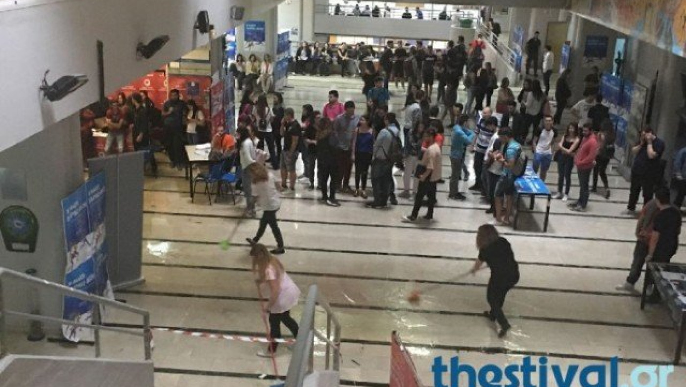 Πλημμύρισε και το ΠΑΜΑΚ λόγω της ισχυρής βροχόπτωσης (ΦΩΤΟ & ΒΙΝΤΕΟ)