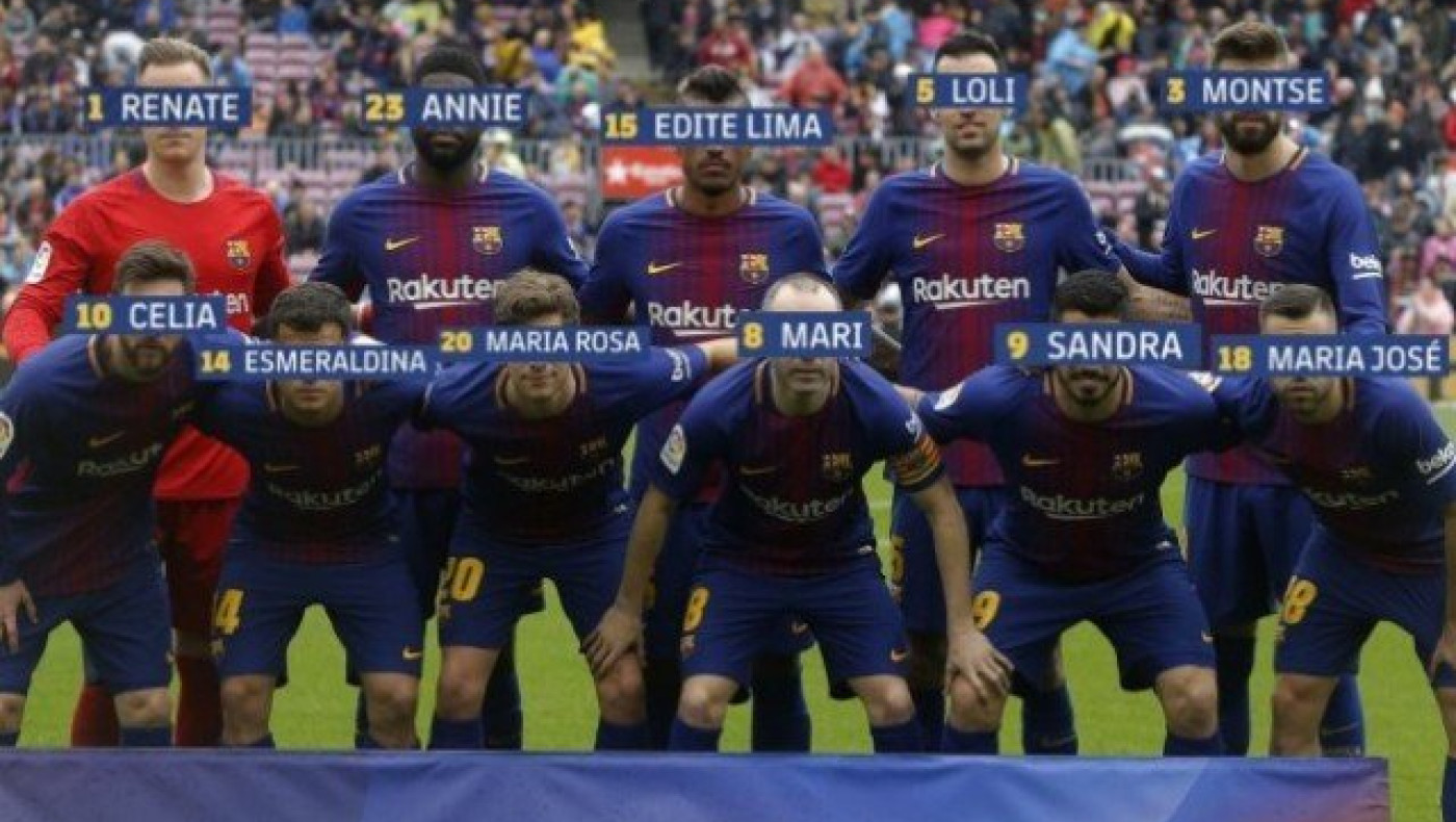 Αποστολή ...μαμάδων δήλωσε η Μπαρτσελόνα με Ρεάλ   (pic)