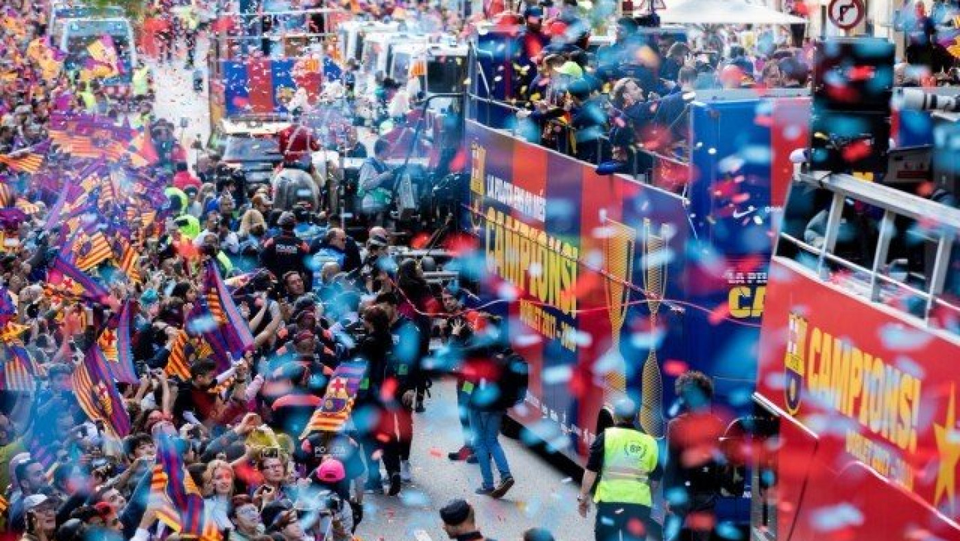 Το «έκαψαν» στη Βαρκελώνη για την κατάκτηση του νταμπλ (pics/video)