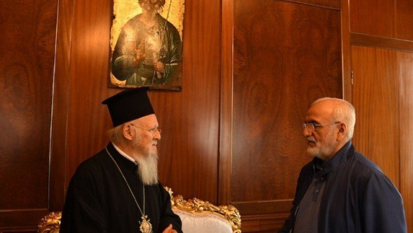 Στο Φανάρι με τον Οικουμενικό Πατριάρχη ο Ιβάν Σαββίδης