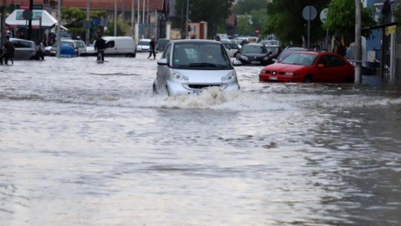 Χαλάζι        και κατακλυσμός στη Θεσσαλονίκη (VIDEOS)