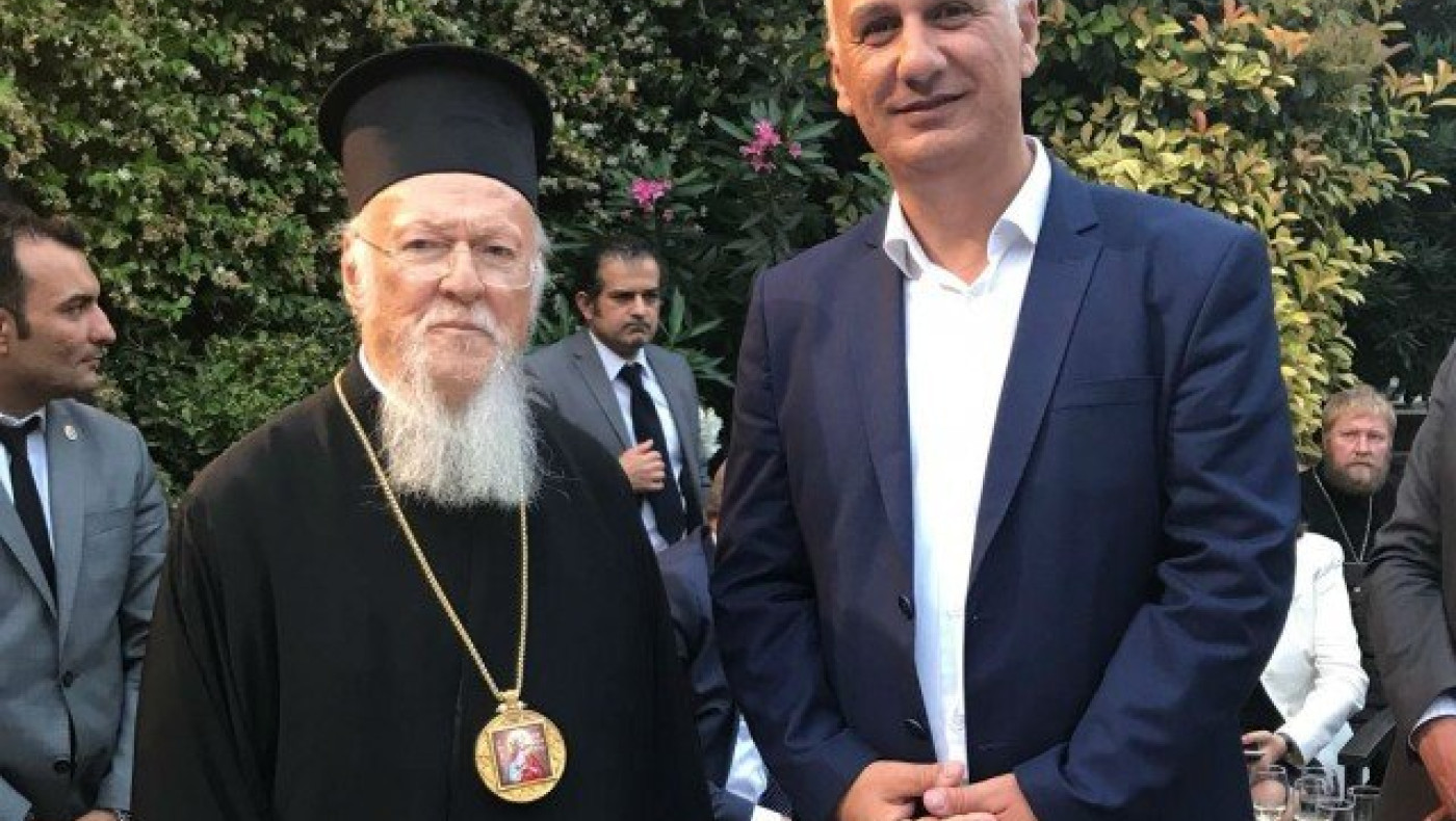 Συνάντηση Ανατολίτη με τον Οικουμενικό Πατριάρχη Βαρθολομαίο