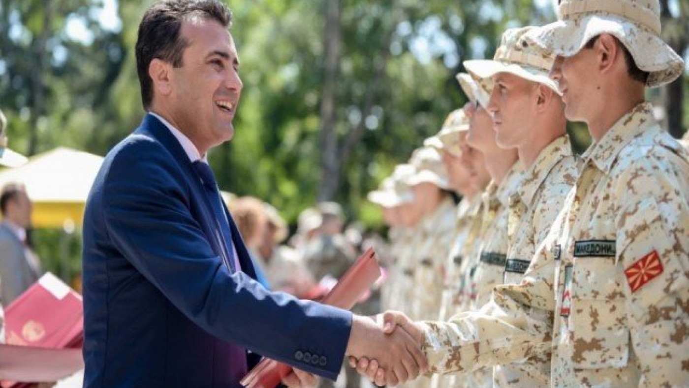 Ο Ζάεφ καλωσορίζει τους στρατιώτες του… στο ΝΑΤΟ και την «Μακεδονία»!
