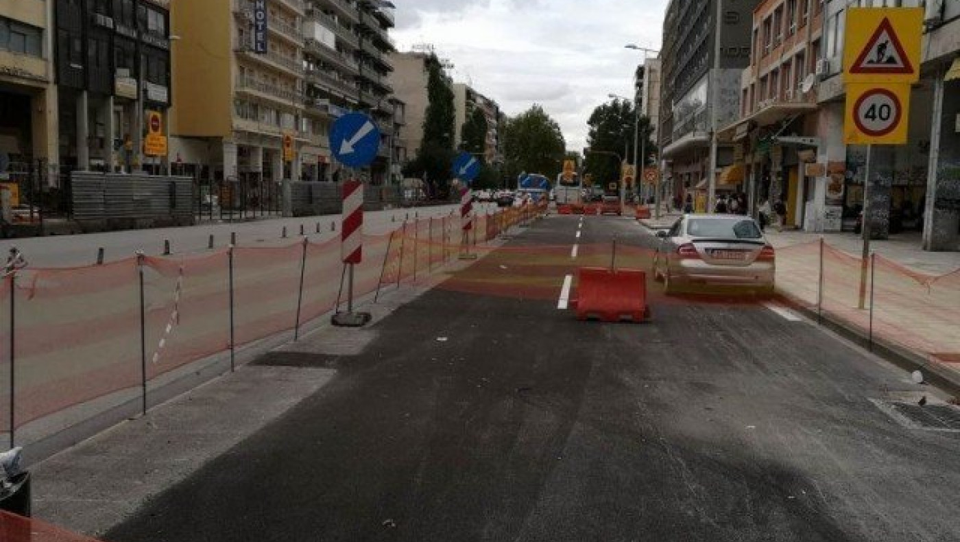 Μετρό Θεσσαλονίκης: Φεύγουν οι λαμαρίνες και ανοίγει η Μοναστηρίου