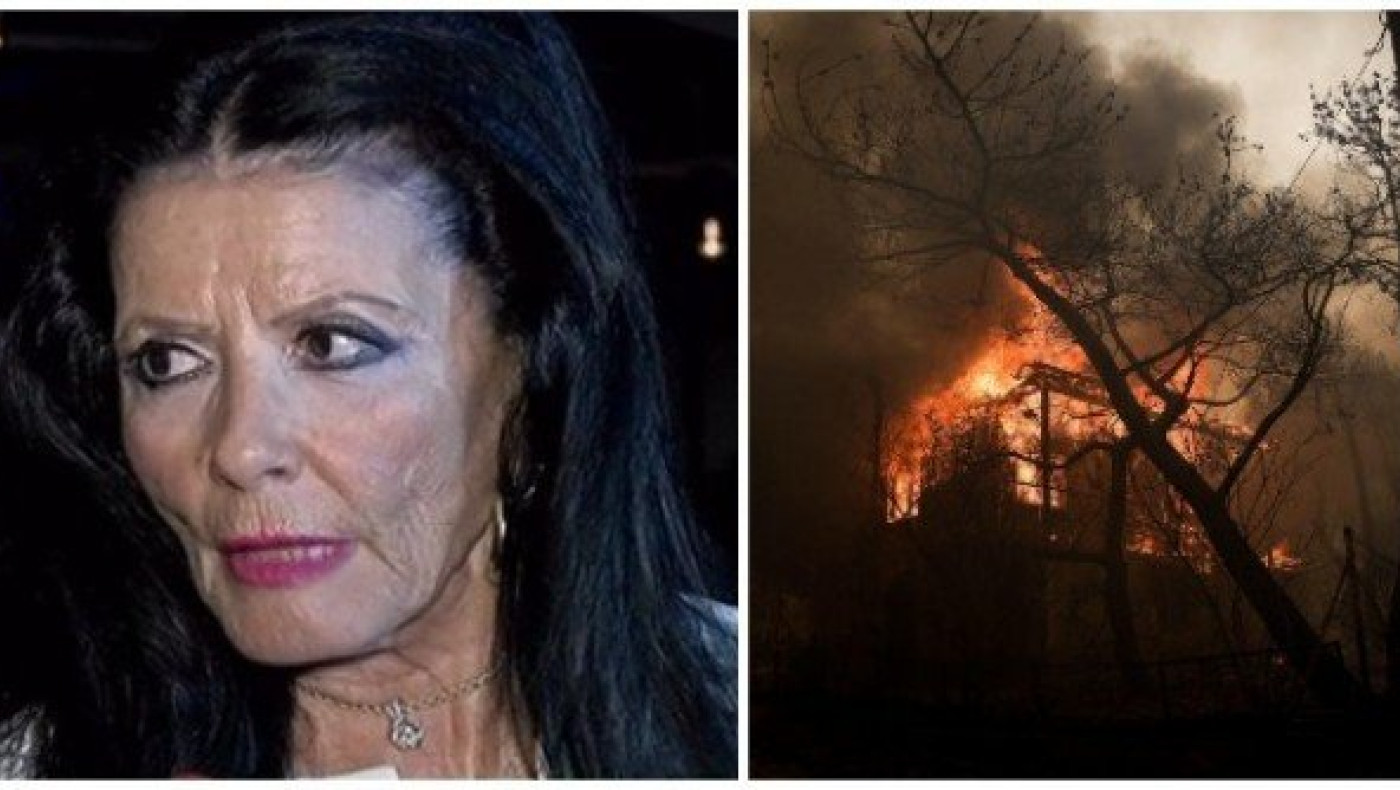 Ζωζώ Σαπουντζάκη: «Ό,τι είχα έγινε στάχτη! Γυρίζω με ένα φόρεμα!»