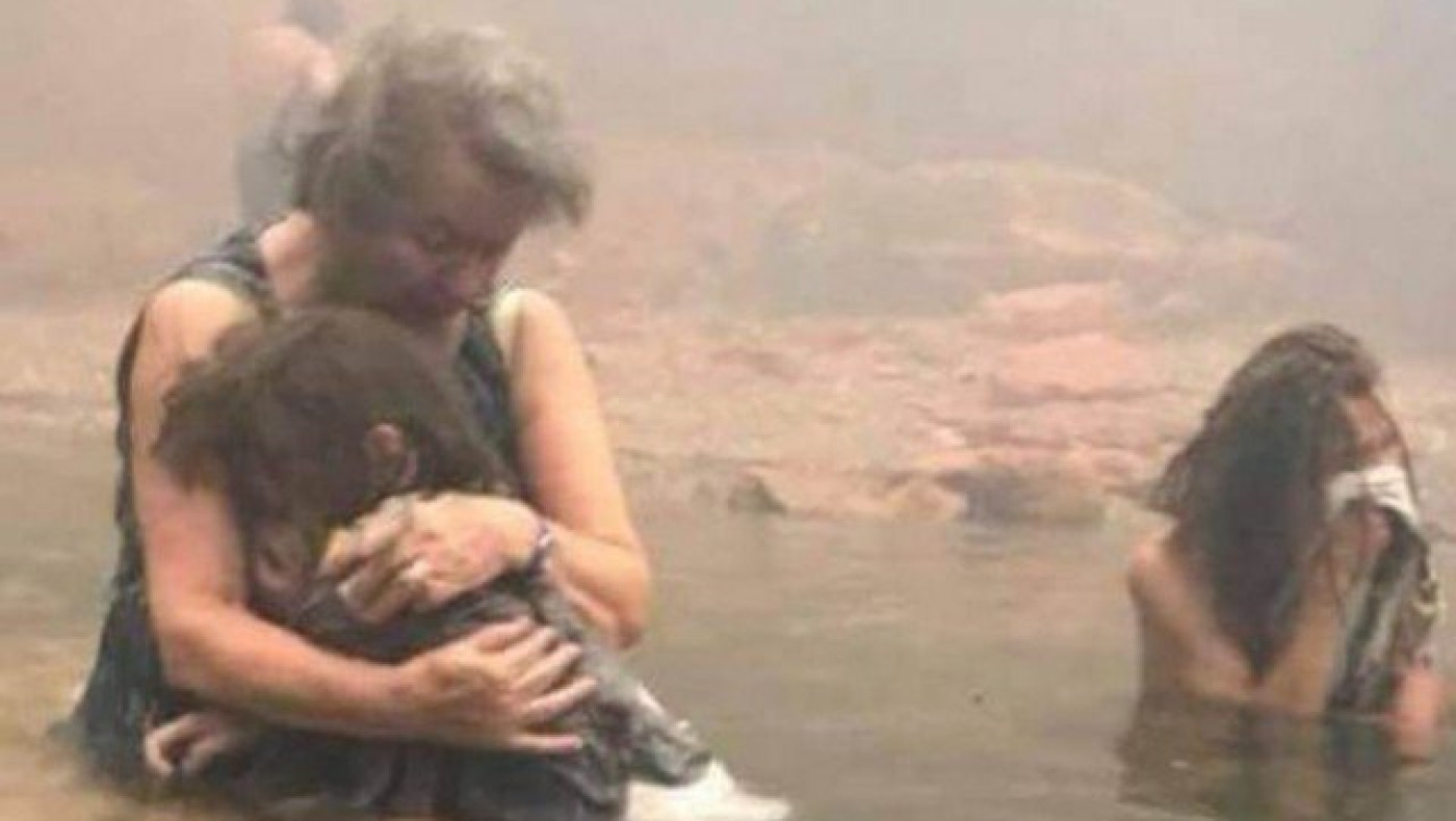 Φωτογραφία - ντοκουμέντο από την κόλαση              στο Μάτι