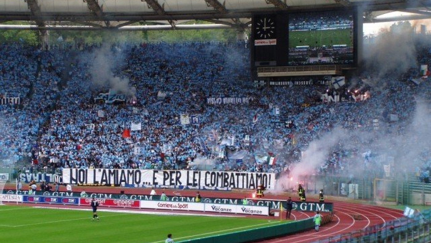 Curva Nord Lazio: «Οχι γυναίκες στις    πρώτες σειρές»