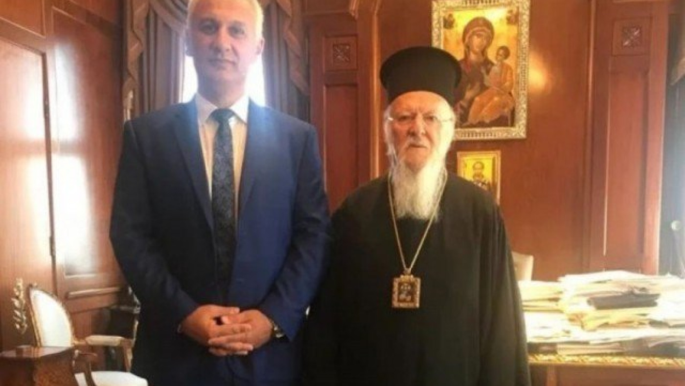 Συνάντηση Ανατολίτη με Οικουμενικό Πατριάρχη Βαρθολομαίο στο Φανάρι