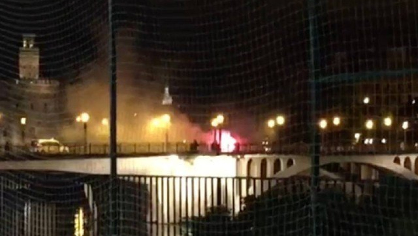 Επεισόδια σε δρόμους της Σεβίλλης και συλλήψεις οπαδών της Μίλαν (vid)